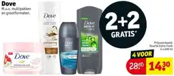 Kruidvat Dove aanbieding