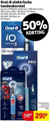 Kruidvat Oral-B elektrische tandenborstel aanbieding