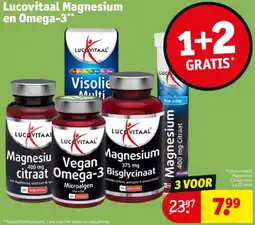 Kruidvat Lucovitaal Magnesium en Omega-3 aanbieding