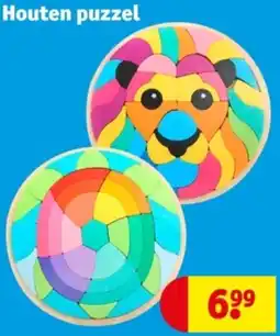 Kruidvat Houten puzzel aanbieding