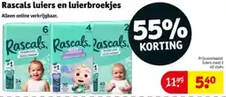 Kruidvat Rascals luiers en luierbroekjes aanbieding