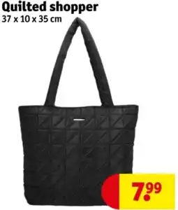 Kruidvat Quilted shopper aanbieding