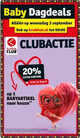 Kruidvat Baby Dagdeals aanbieding