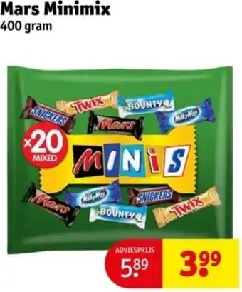 Kruidvat Mars Minimix aanbieding