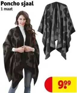 Kruidvat Poncho sjaal aanbieding