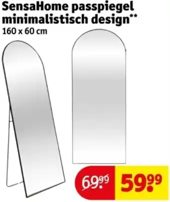 Kruidvat SensaHome passpiegel minimalistisch design aanbieding