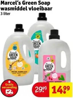 Kruidvat Marcel's Green Soap wasmiddel vloeibaar aanbieding