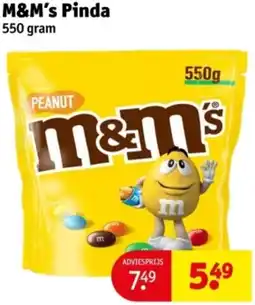 Kruidvat M&M's Pinda aanbieding