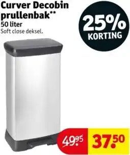 Kruidvat Curver Decobin prullenbak aanbieding