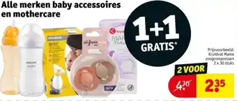 Kruidvat Alle merken baby accessoires en mothercare aanbieding