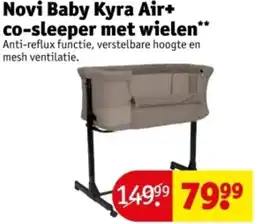 Kruidvat Novi Baby Kyra Air+ co-sleeper met wielen aanbieding