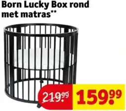 Kruidvat Born Lucky Box rond met matras aanbieding
