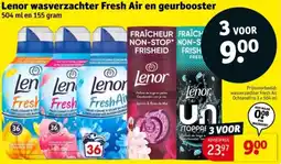 Kruidvat Lenor wasverzachter Fresh Air en geurbooster aanbieding
