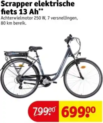 Kruidvat Scrapper elektrische fiets 13 Ah aanbieding