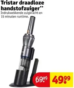 Kruidvat Tristar draadloze handstofzuiger aanbieding