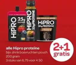 Spar alle Hipro proteïne aanbieding