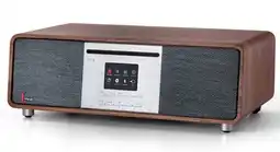 Bol.com Pinell Supersound 701 - Digitale Alleskunner - DAB+ Internetradio - CD Speler - walnoot hout aanbieding