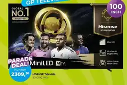 EP Beerepoot HISENSE Televisie 100U79Q PRO aanbieding