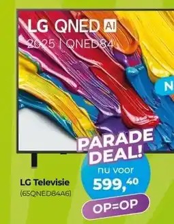 EP Beerepoot LG Televisie 65QNED84A6 aanbieding