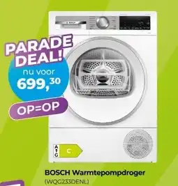 EP Beerepoot BOSCH Warmtepompdroger WQG233DENL aanbieding