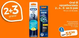 Trekpleister Oral-B opzetborstels 2, 4, 6 en 8 pak aanbieding