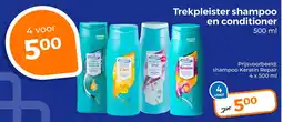 Trekpleister Trekpleister shampoo en conditioner aanbieding