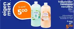 Trekpleister Trekpleister handzeep navulling aanbieding