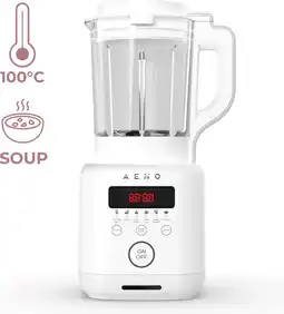 Bol.com AENO TB2 - Blender - Soup maker - 1.75L - Kookfunctie - 6 Programma's - Wit aanbieding