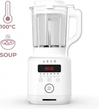 Bol.com AENO TB2 - Blender - Soup maker - 1.75L - Kookfunctie - 6 Programma's - Wit aanbieding