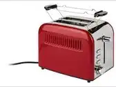 Bol.com SILVERCREST Broodrooster Rood - 6 standen - Ontdooien en opwarmen - 920 W aanbieding