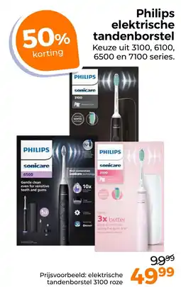 Trekpleister Philips elektrische tandenborstel aanbieding