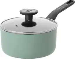 Bol.com BergHOFF - Leo Line - steelpan - Sage - met deksel - 18cm aanbieding