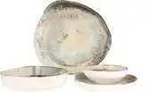 Bol.com Rinart serviesset (Large) - Obvara - 24 delig - 6 persoons - Porselein aanbieding