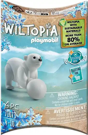 Bol.com PLAYMOBIL Wiltopia Baby ijsbeer - 71073 aanbieding
