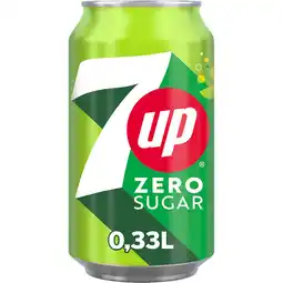 Albert Heijn 7up Zero lemon lime aanbieding