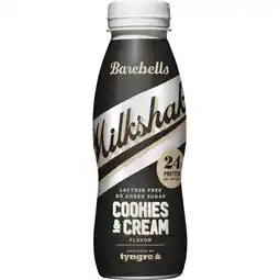 Albert Heijn Barebells Milkshake cookies & cream aanbieding
