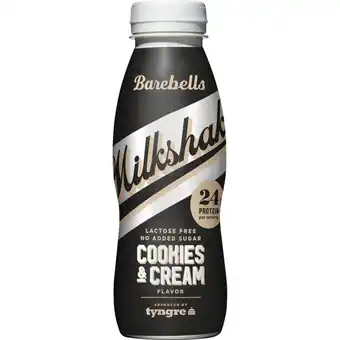 Albert Heijn Barebells Milkshake cookies & cream aanbieding