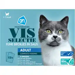 Albert Heijn AH Maaltijdzakjes met vis in saus 12-pack aanbieding