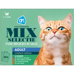 Albert Heijn AH Maaltijdzak mix selectie in saus adult aanbieding