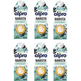 Albert Heijn Alpro Barista kokosnoot 6-pack aanbieding