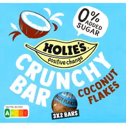 Albert Heijn Holie's Crunchy bar coconut flakes aanbieding