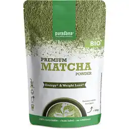 Albert Heijn Purasana Matcha premium poeder aanbieding