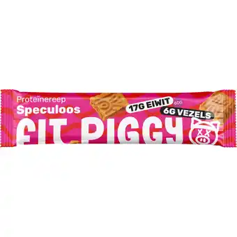 Albert Heijn Fit Piggy Proteïnereep speculoos aanbieding