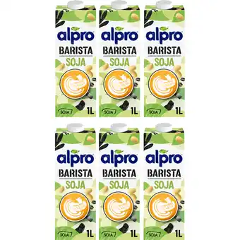 Albert Heijn Alpro Barista soja 6-pack aanbieding