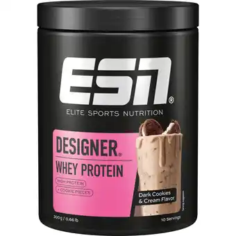 Albert Heijn ESN Designer whey protein dark cookies aanbieding