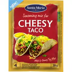 Albert Heijn Santa Maria Cheesy taco kruidenmix aanbieding