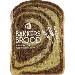 Albert Heijn AH Bakkersbrood swirl bruin meergranen half aanbieding