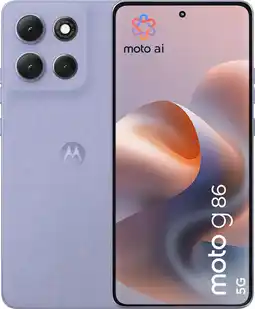 Coolblue Motorola Moto G86 256GB Paars 5G aanbieding