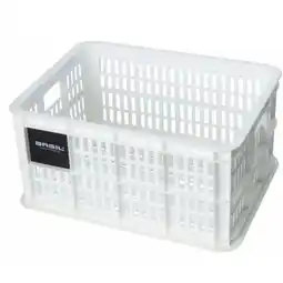 ANWB Basil Gerecyclede Fietskrat Crate S Wit aanbieding