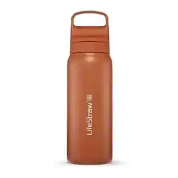 ANWB Lifestraw Go RVS Waterfles 1L Oranje Oranje aanbieding